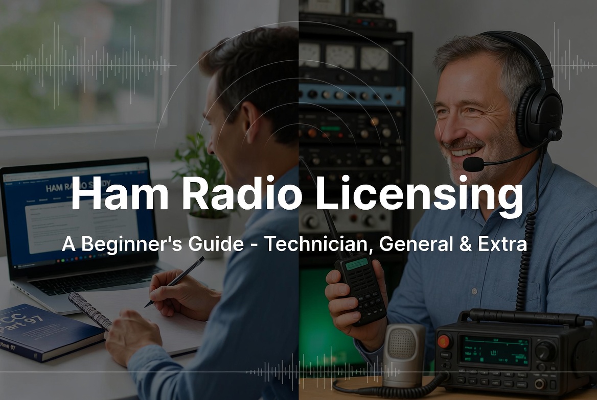Ham radio licensing - guide to technician, general and extra image